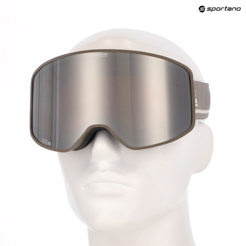 Snowboardbrille Quiksilver Storm fallen rock/clux ml silver 9