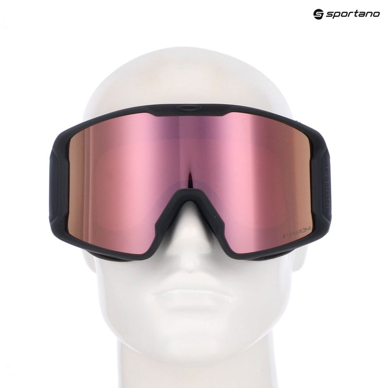 Skibrille Oakley Line Miner L matte b1b forged iron/prizm rose gold iridium 5