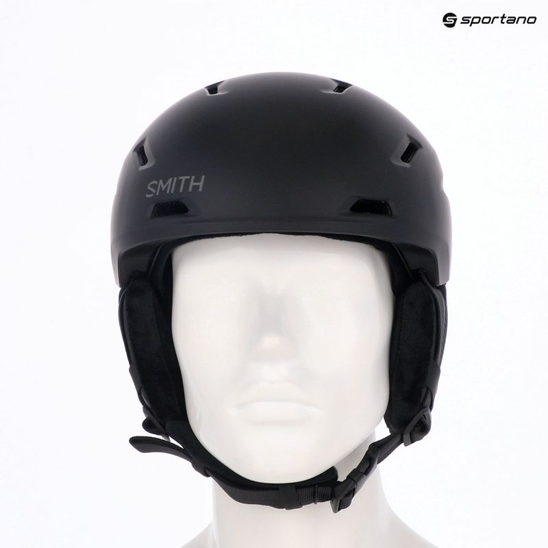 Skihelm Smith Descend MIPS matte black 5