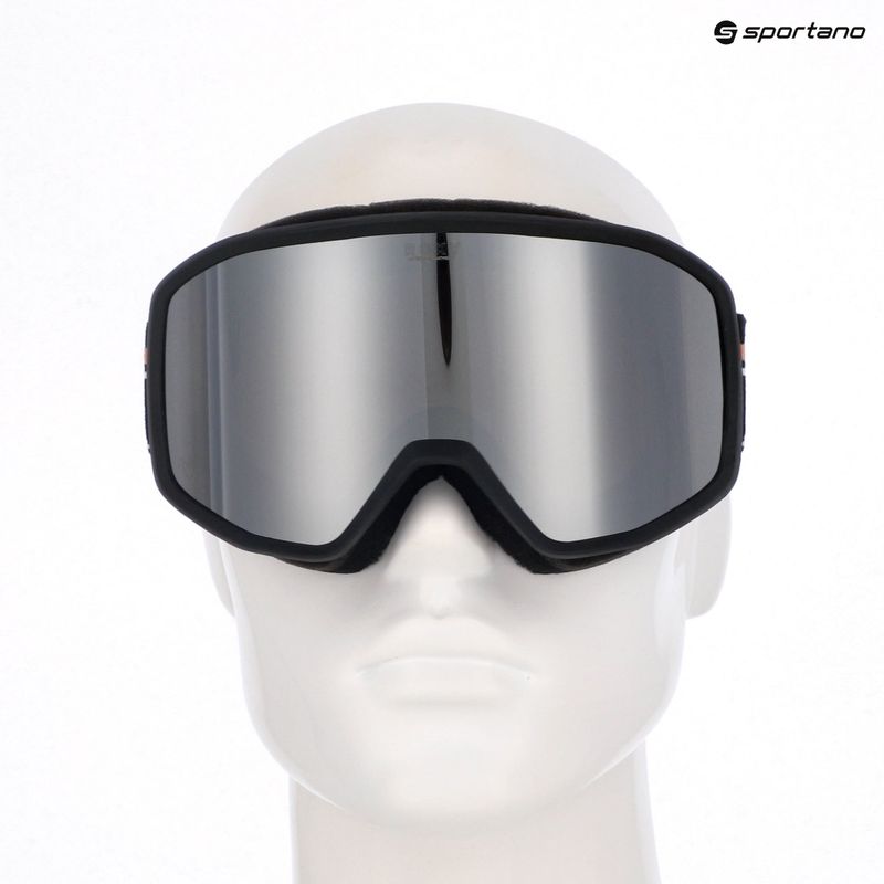 Damen-Snowboardbrille ROXY Izzy black/clux ml silver 8