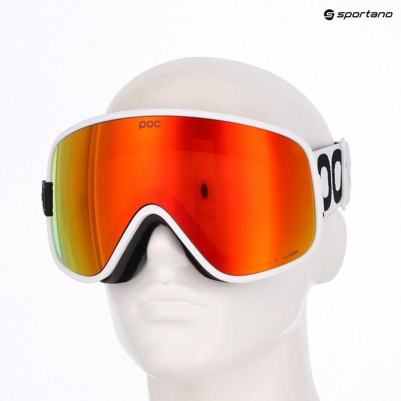 Skibrille POC Vitrea hydrogen white/partly sunny orange 6
