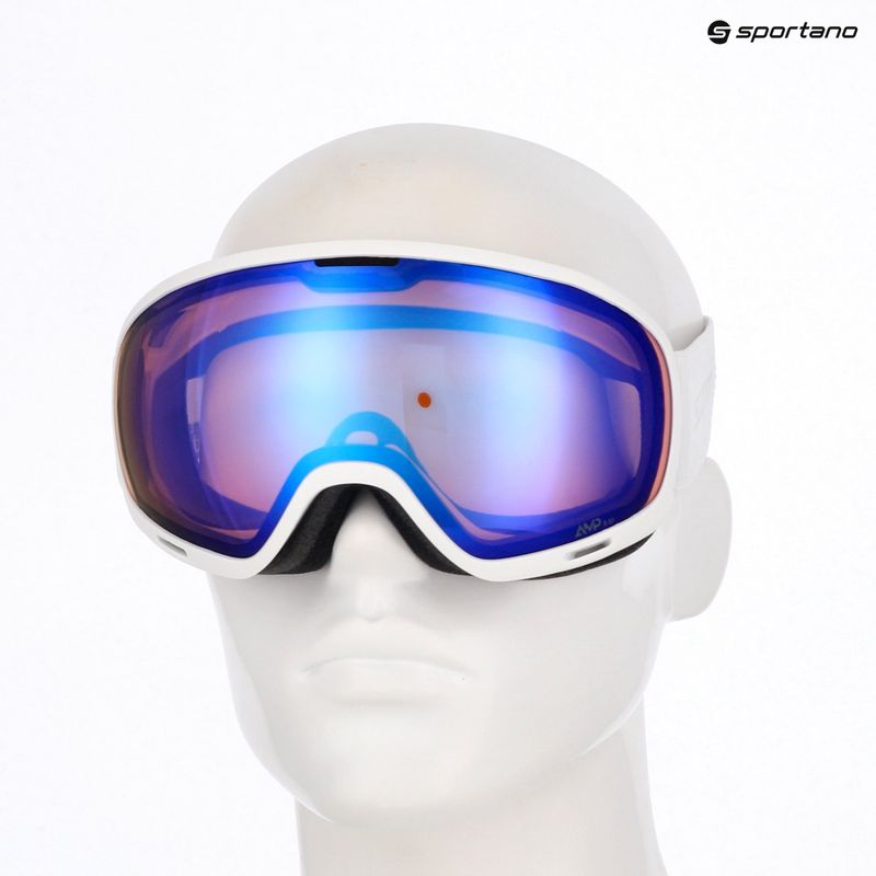 Skibrille SCOTT Unlimited II OTG mineral white/illuminator blue chrome 6