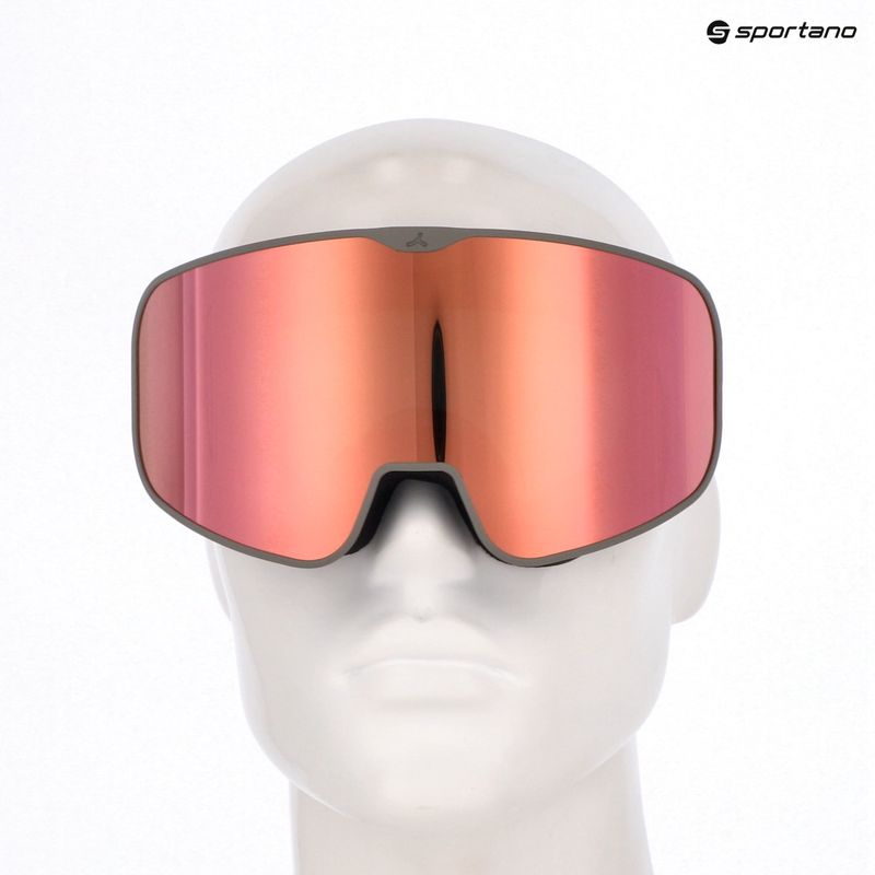 Skibrille Tripoint 109 Tumba Peak Small matt grey/brown/peach multi 5