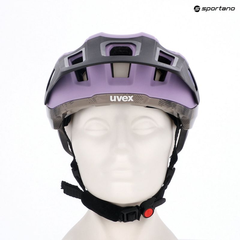 UVEX React MIPS Fahrradhelm lila/eiche matt 6