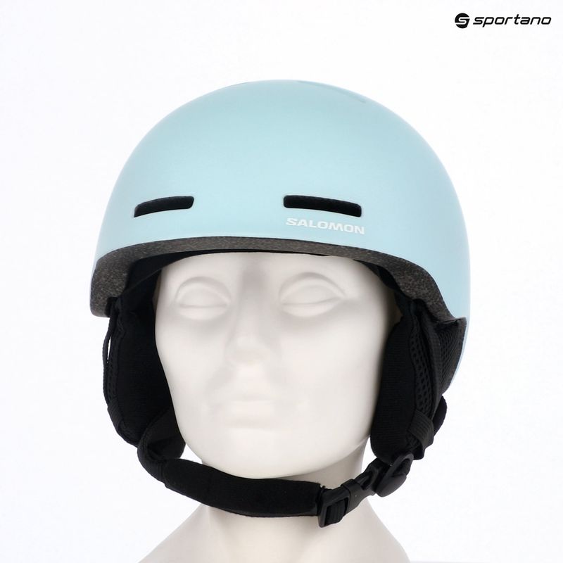 Skihelm Kinder Salomon Orka bleached aqua 6