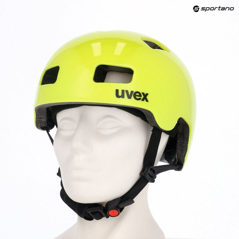UVEX Kinderfahrradhelm HLMT 4 neongelb 7