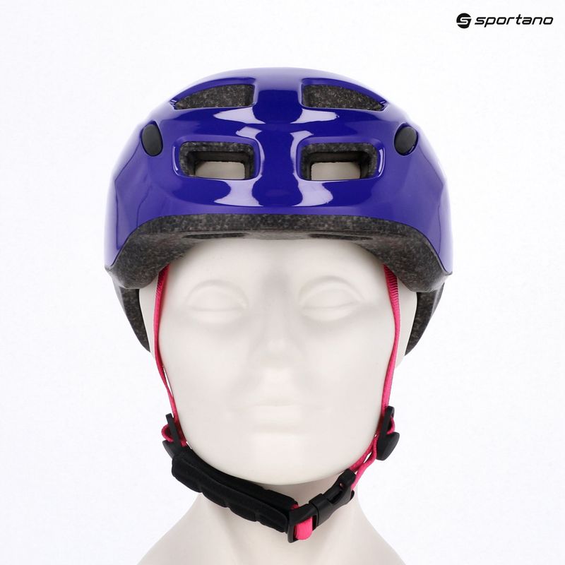 Kellys Zigzag 022 lila Kinder Fahrradhelm 3