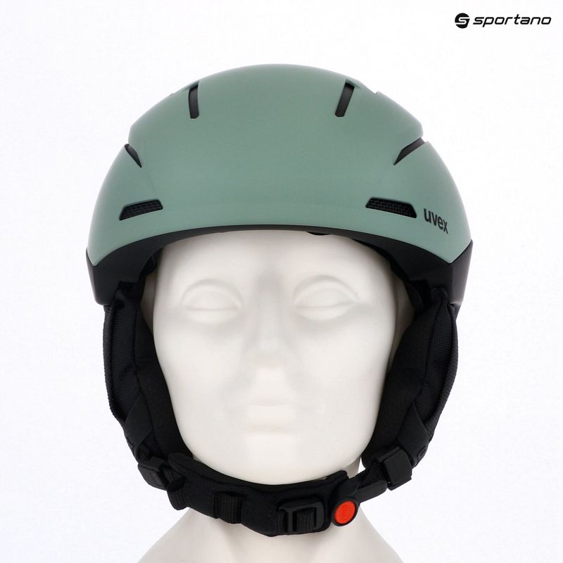 Skihelm UVEX Gravitate oxid green/black matt 6