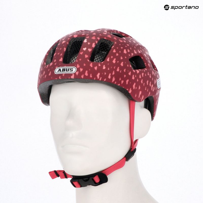 Fahrradhelm Kinder ABUS Youn-I 2.0 cherry heart 8
