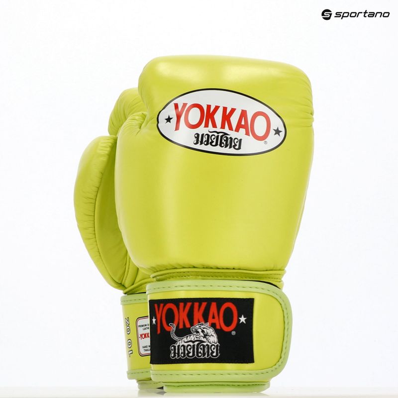 YOKKAO Matrix lime punch Herren Boxhandschuhe 5