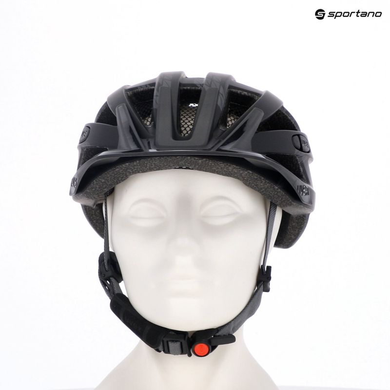 Fahrradhelm UVEX I-vo CC schwarz / smoke matt 7