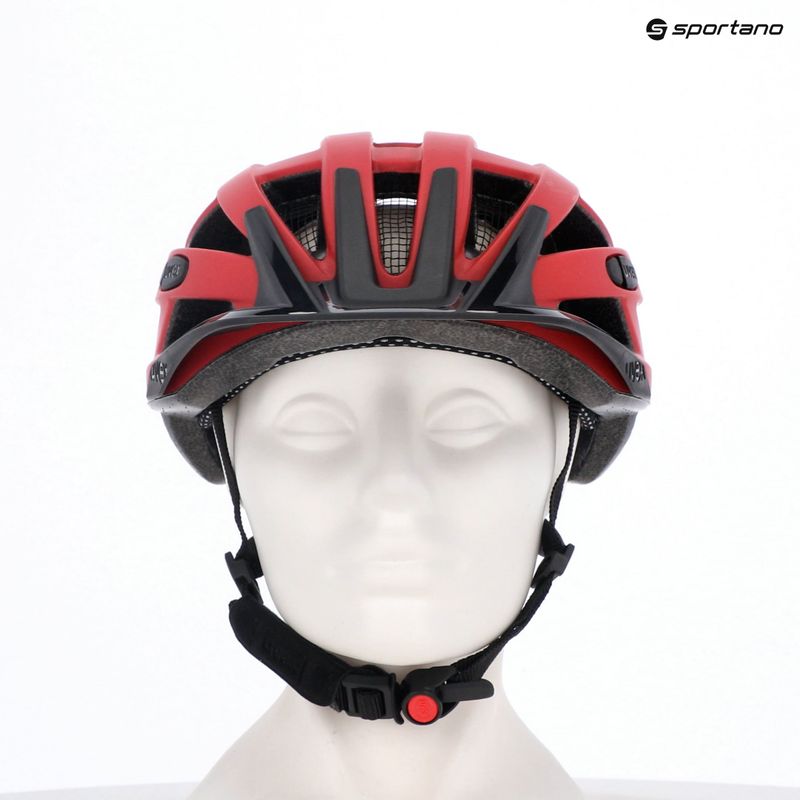 Fahrradhelm UVEX I-vo CC rot/schwarz matt 7