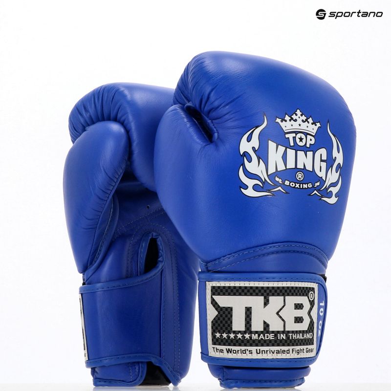 Boxhandschuhe Top King Muay Thai Super blue 4