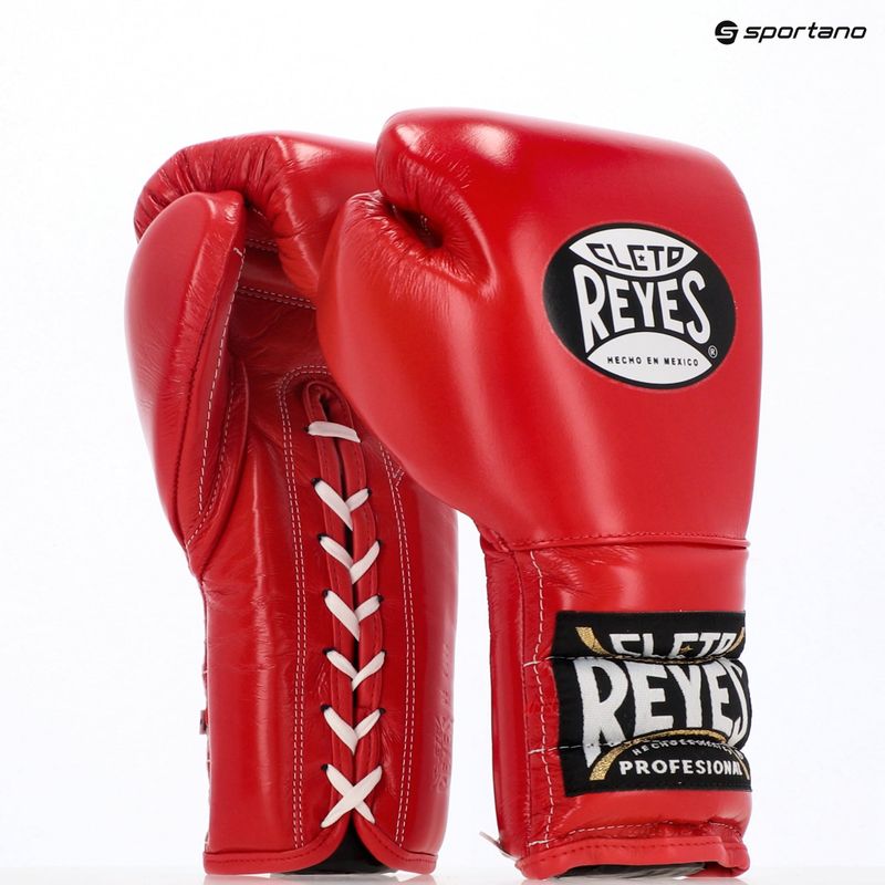 Boxhandschuhe Cleto Reyes Lace Up SPaarring red 3