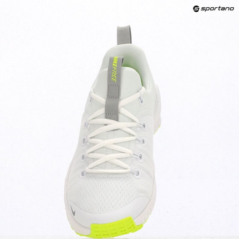 Damen-Trainingsschuhe Nike Free Metcon 6 white/volt/metallic silver 10