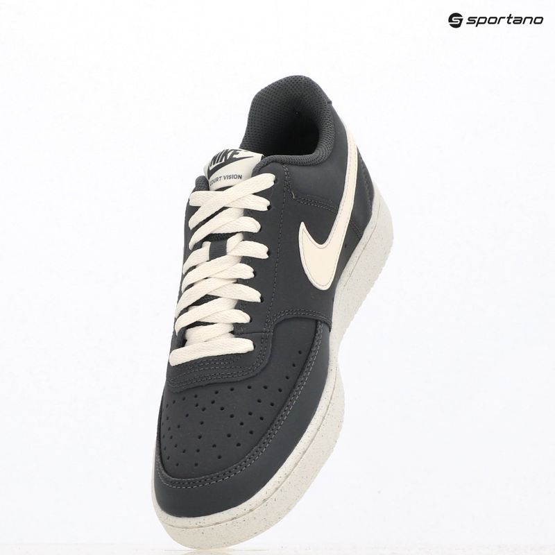 Herren-Sneaker Nike Court Vision Low Premium anthracite/pale ivory 11