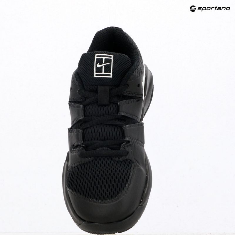 Kinder-Tennisschuhe Nike Court Vapor X Jr black/volt/white 11