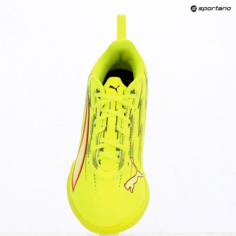 Kinder-Fußballschuhe PUMA Ultra 6 Play TT Jr yellow alert/puma black/glowing red/lime squeeze 9