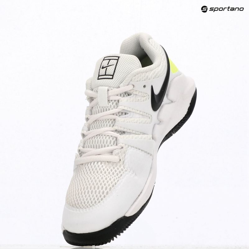Kinder-Tennisschuhe Nike Court Vapor X Jr white/volt/black 10