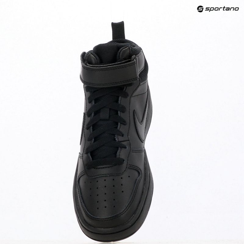 Schuhe Nike Court Borough Mid 2 black/black/black 10