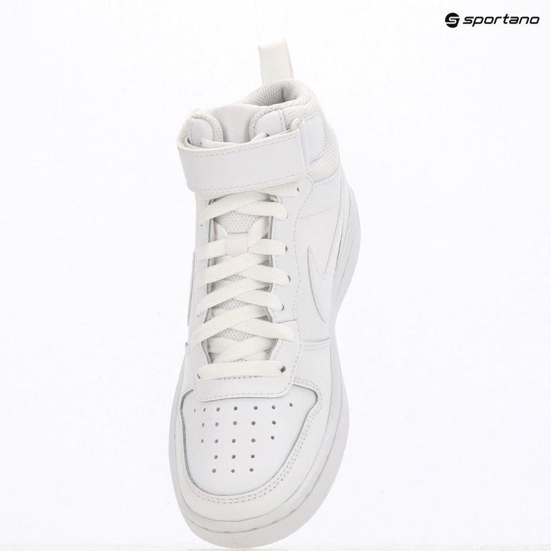 Schuhe Nike Court Borough Mid 2 white/white/white 10