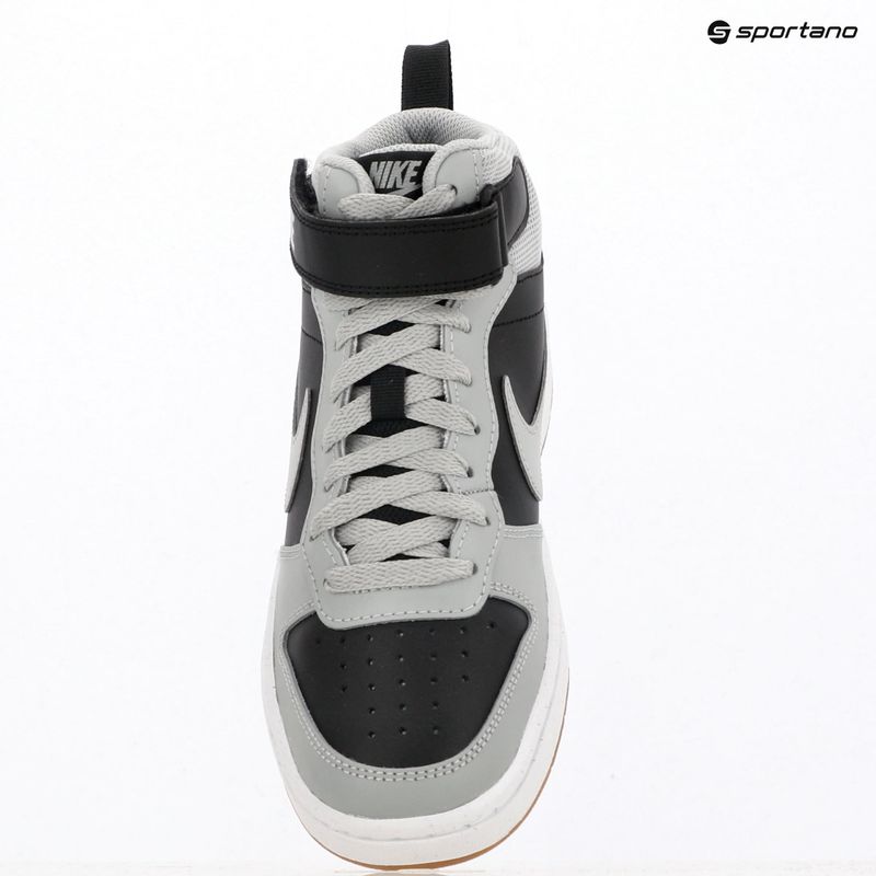 Schuhe Nike Court Borough Mid 2 black/white/gum med brown/light smoke grey 11