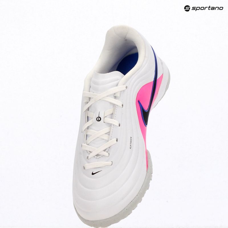 Kinder-Fußballschuhe Nike Tiempo Maestro Academy Jr TF white/racer blue/pink blast/black 11