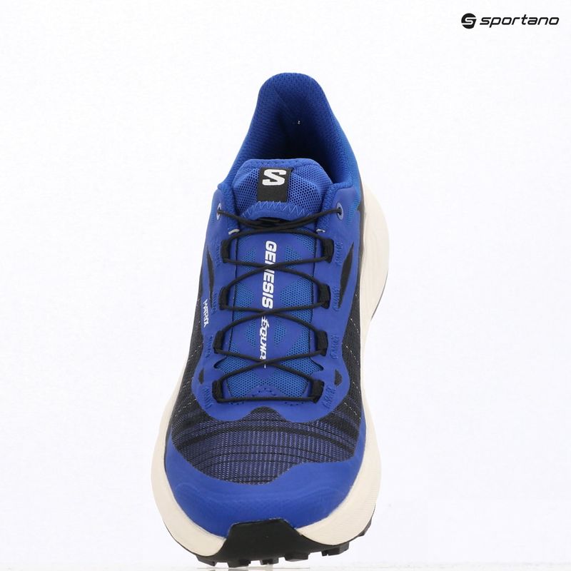Laufschuhe Salomon Genesis Equipe surf the web/fiery red/white 10