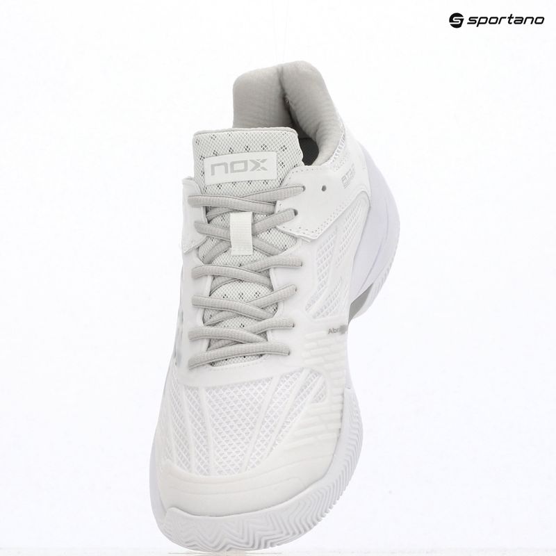 Padel-Schuhe NOX AT10 Lux white/grey 9