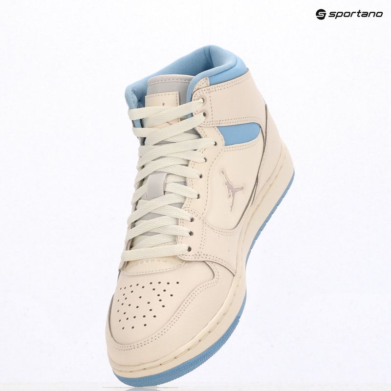Damen Sneaker Nike Jordan Court Connect Mid Pale Ivory/Psychic Blue/Particle Rose 10
