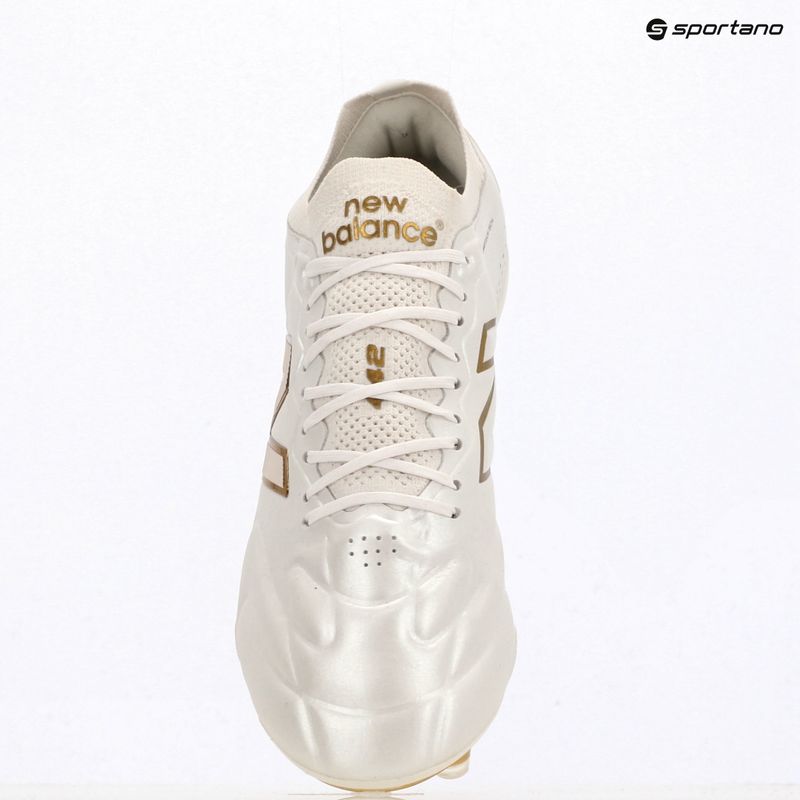 Fußballschuhe New Balance Schuhe Elite V3 FG sea salt multi/gold metallic 9