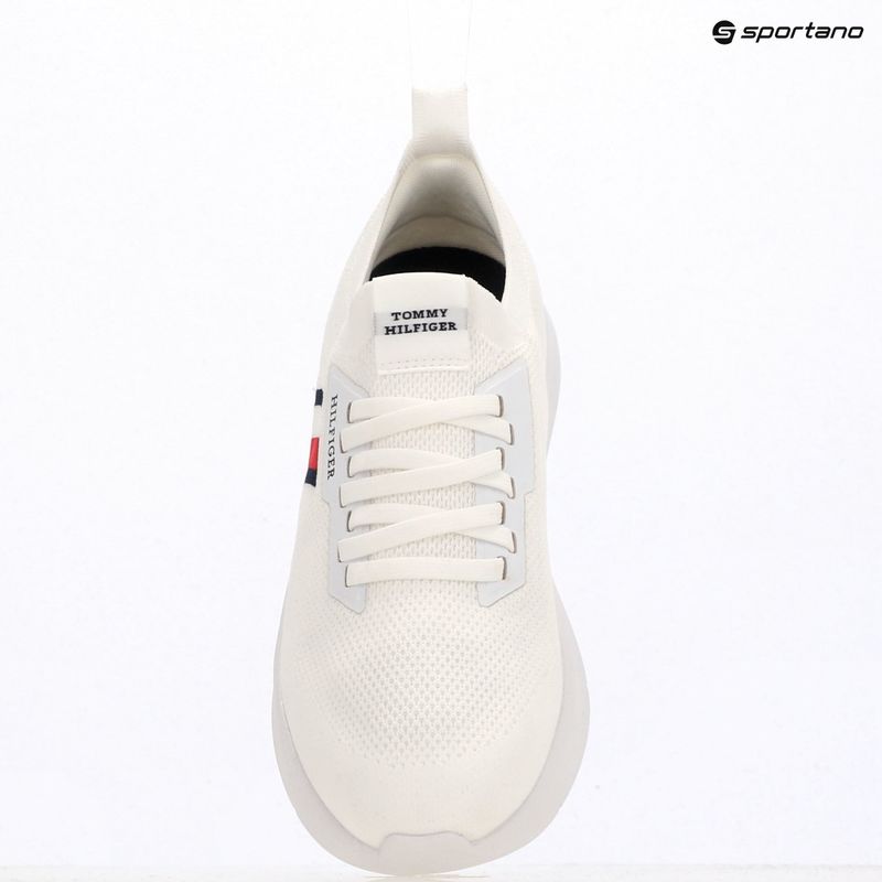 Herrenschuhe Tommy Hilfiger Lightweight Knitted Runner white 9