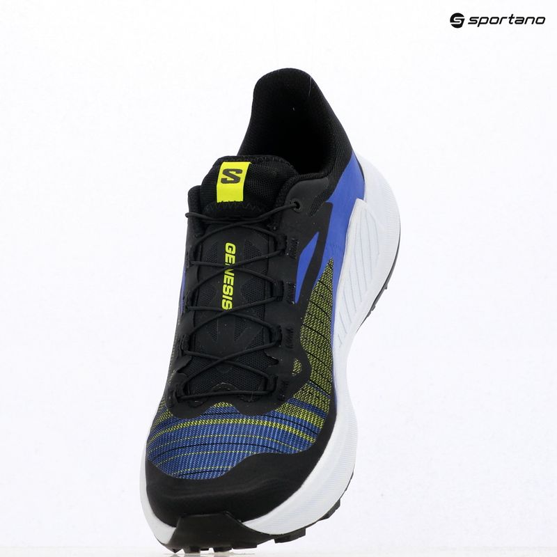 Herren-Laufschuhe Salomon Genesis black/acid lime/bluing 10