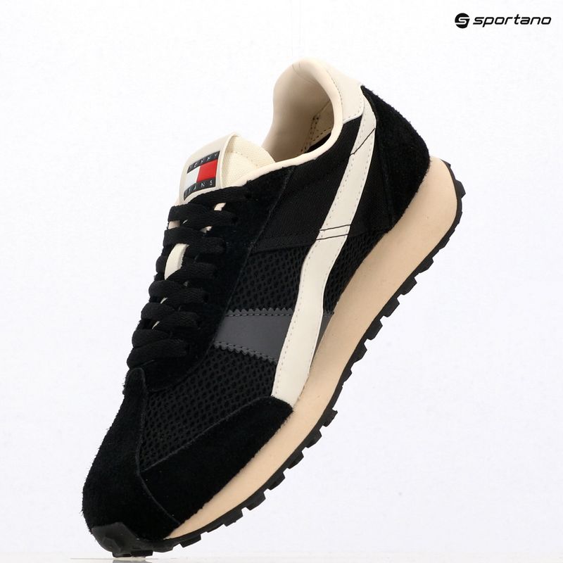 Damenschuhe Tommy Jeans Retro Runner Archive black/ivory 9