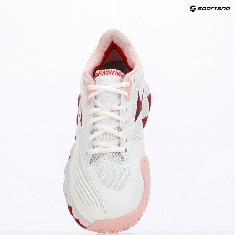 Damentennisschuhe Mizuno Wave Enforce Tour 2 CC white/pinkesque/barbados/cherry 9