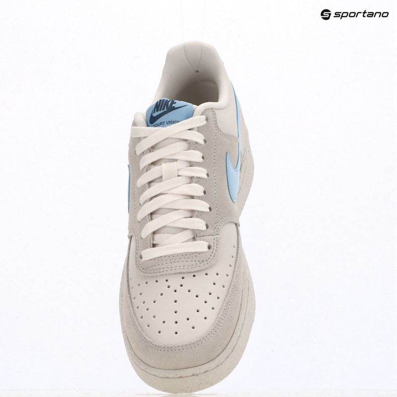 Damen-Sneaker Nike Court Vision Low phantom/light bone/psychic blue 10