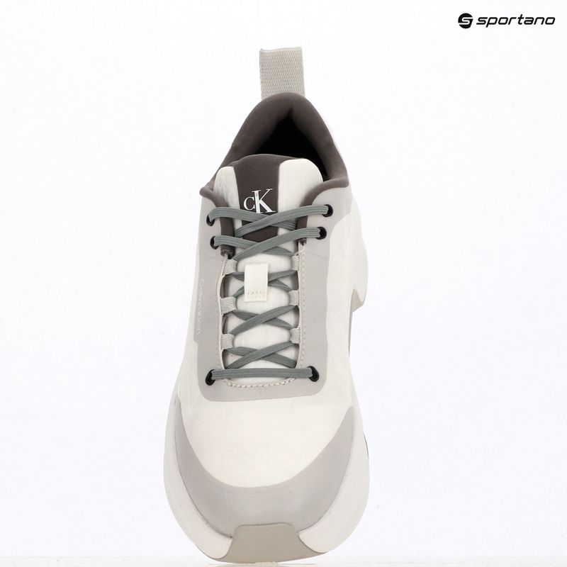 Herrenschuhe Calvin Klein Chunky Runner Laceup Mix Aop white/granite road/granite gray 9