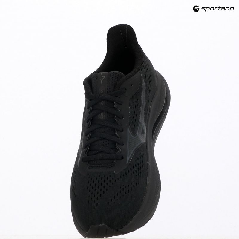 Herren-Laufschuhe Mizuno Wave Inspire 22 black/black sand/black 9