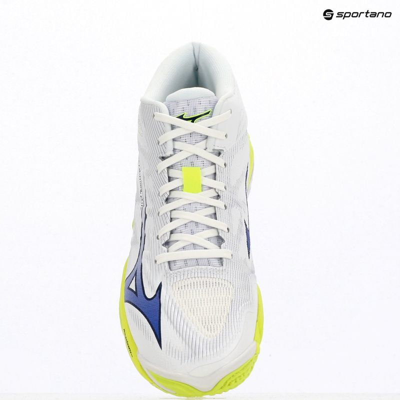Volleyballschuhe Mizuno Wave Lightning Elite Mid white/lighting yellow/dazzling blue 9