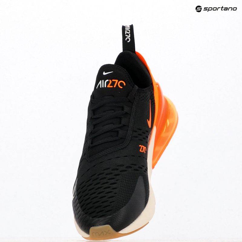 Herren-Sneaker Nike Air Max 270 Black/Bright Crimson/Total Orange 9