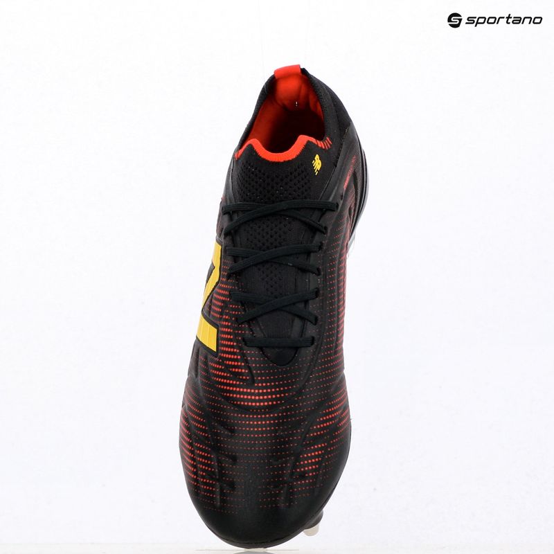 Fußballschuhe New Balance Schuhe Tekela Elite Low V5 SG black 100/punch yellow/fire cracker 9