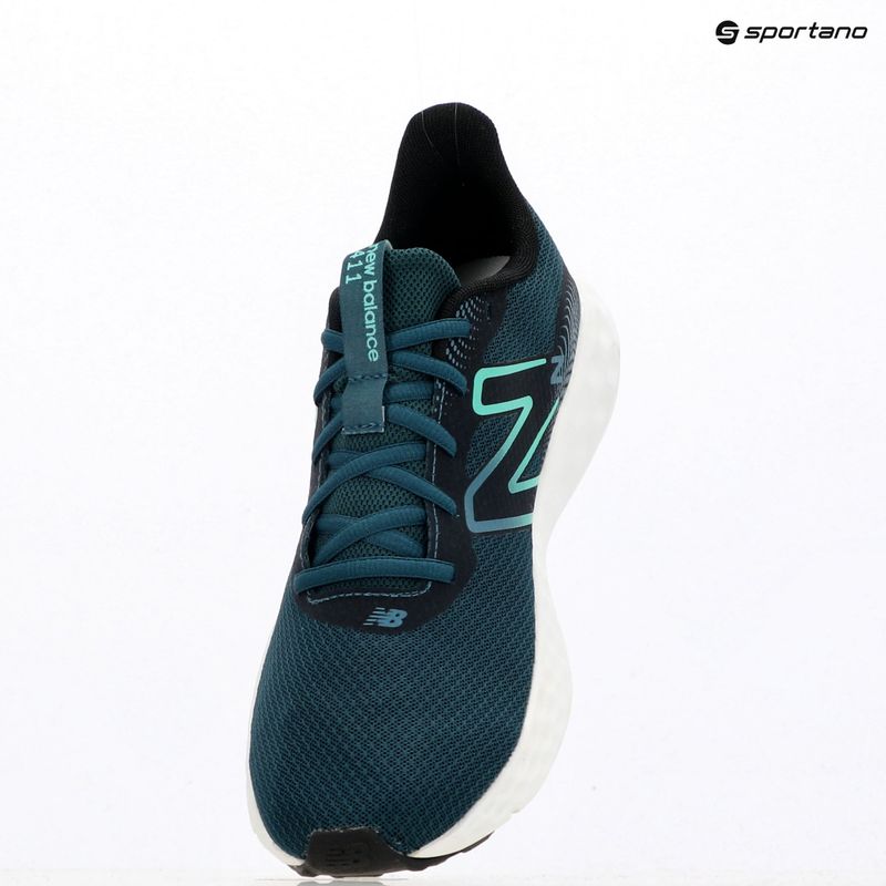 Herren-Laufschuhe New Balance Fresh Foam 411's V3 salt water/deep end/medusa green 9