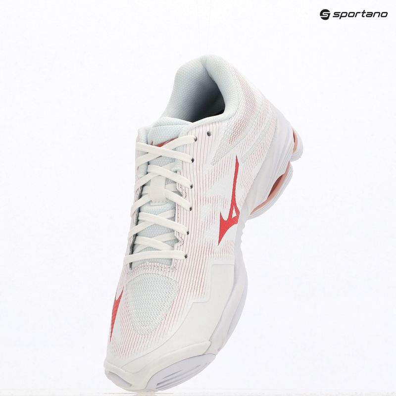 Damen-Volleyballschuhe Mizuno Wave Lightning Pro white/rose elegance/lava falls 9
