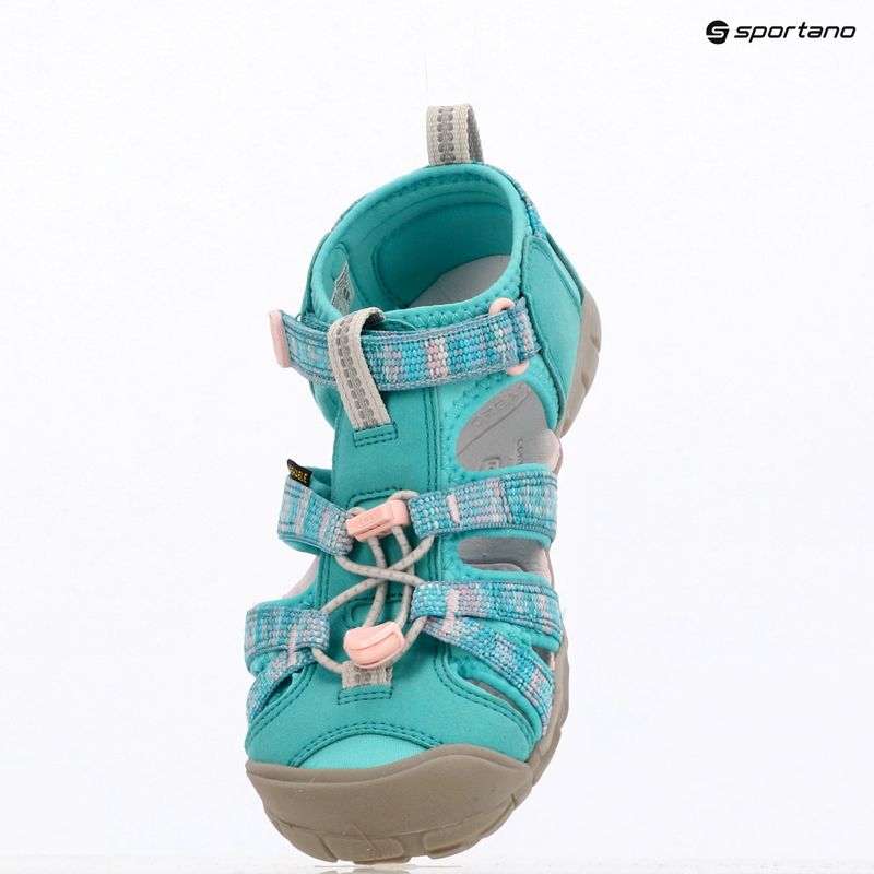 Kindersandalen KEEN Seacamp II CNX bright aqua/giggle pink 14
