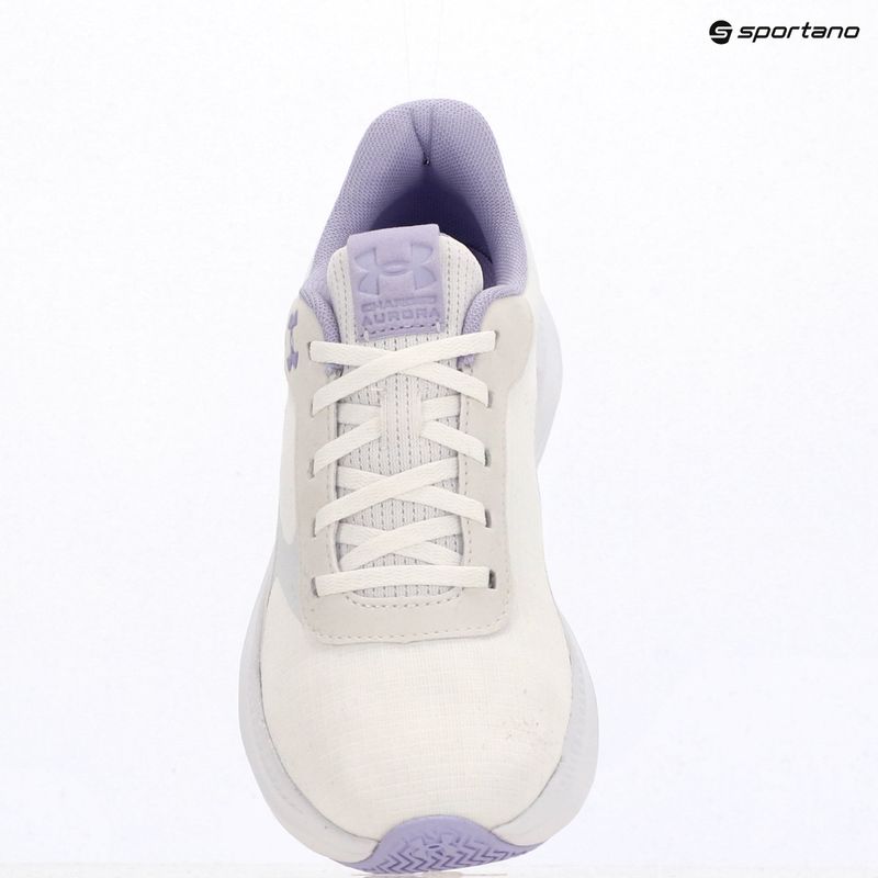 Damen Trainingsschuhe Under Armour Aurora 3 white/white/purple crest 9