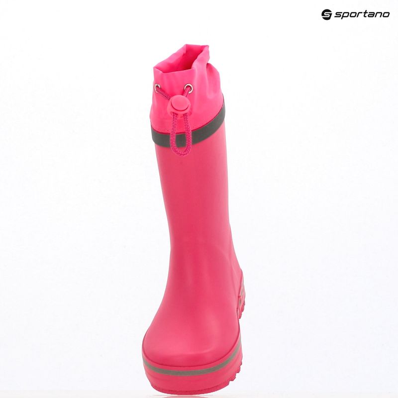 Kinder-Gummistiefel KADVA PuddleProof JR mit reflektierenden Elementen rosa 16