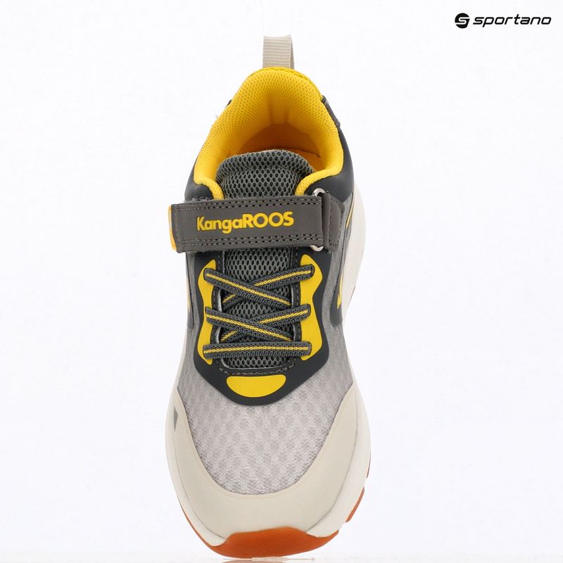 Kinderschuhe KangaROOS KB-Pang EV vapor grey/neon yellow 9