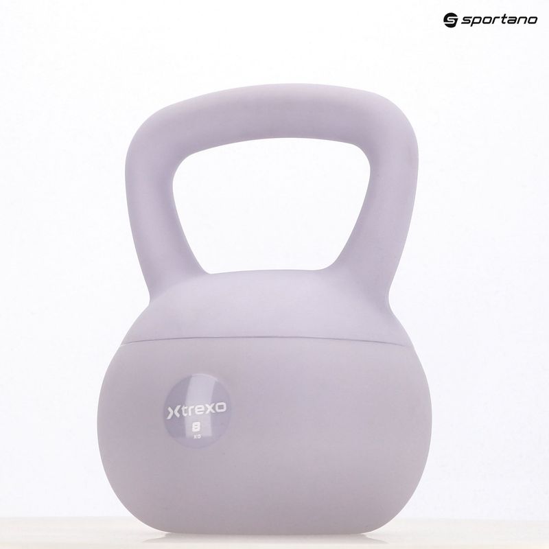 Kettlebell SOFT XTREXO 8 kg lila 9