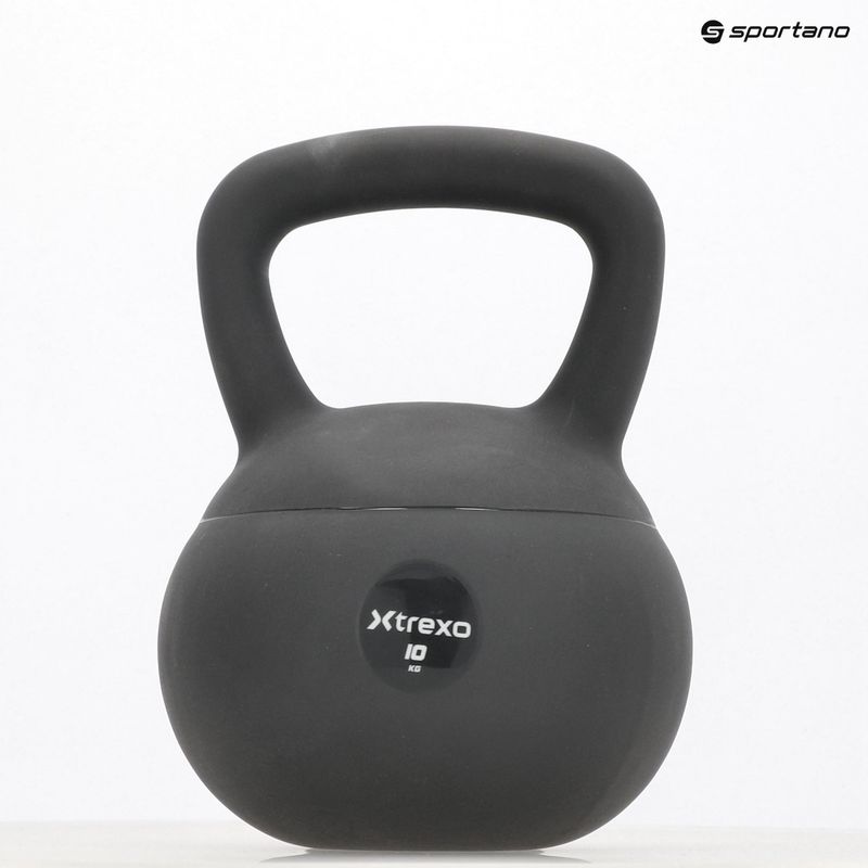 Kettlebell SOFT XTREXO 10 kg grau 9