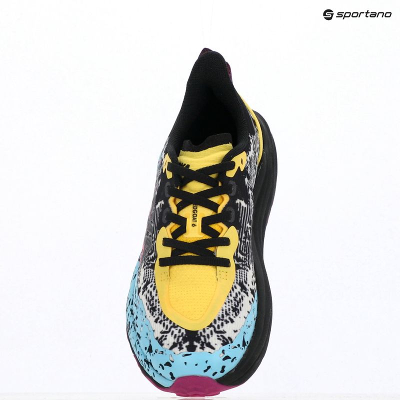 Kinder Laufschuhe HOKA Speedgoat 6 electric lemon/black 9